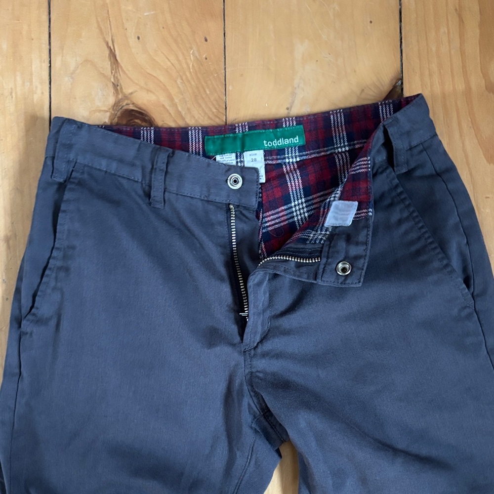 Toddland flannel lined chinos